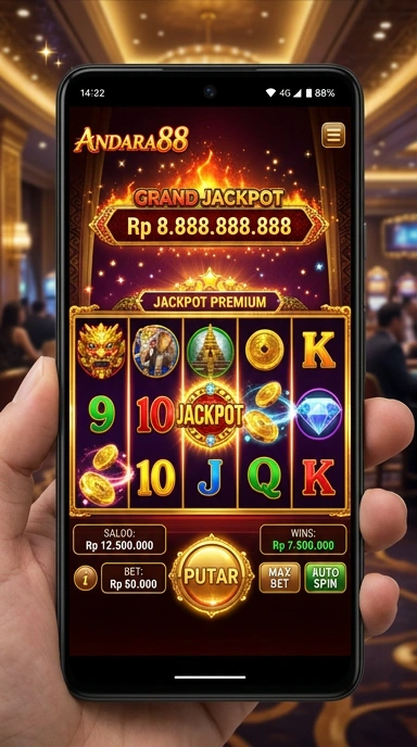 Galeri pratinjau visual andara88 build APK resmi terbaru
